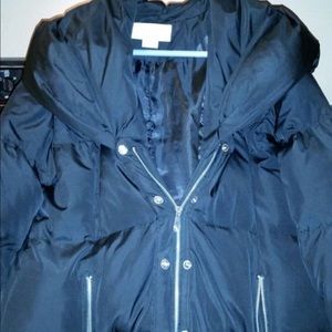 Michael Kors puffy collar jacked